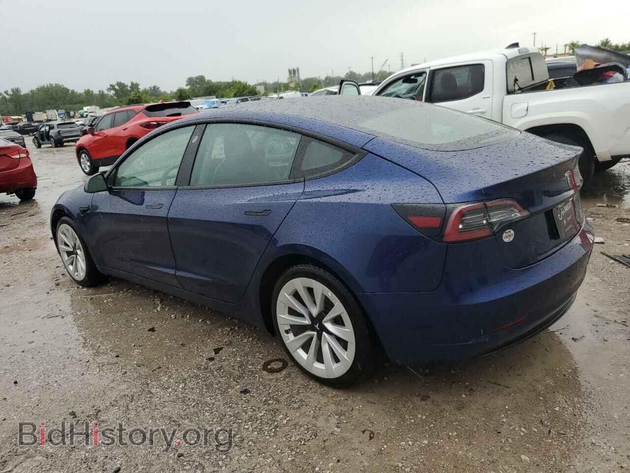 2022 TESLA MODEL 3 - VIN: 5YJ3E1EA5NF185452 - Фото 2