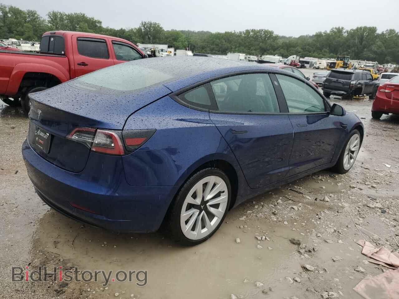 2022 TESLA MODEL 3 - VIN: 5YJ3E1EA5NF185452 - Фото 3