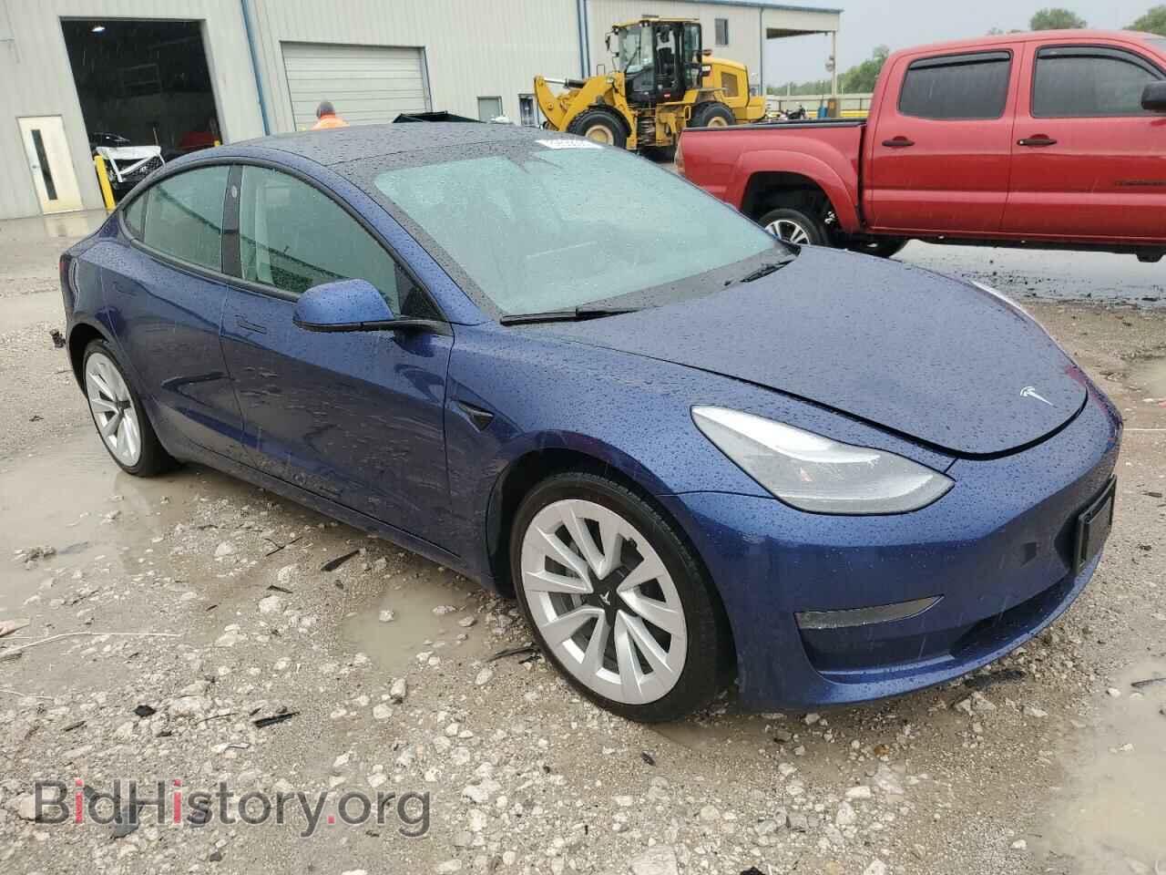 2022 TESLA MODEL 3 - VIN: 5YJ3E1EA5NF185452 - Фото 4
