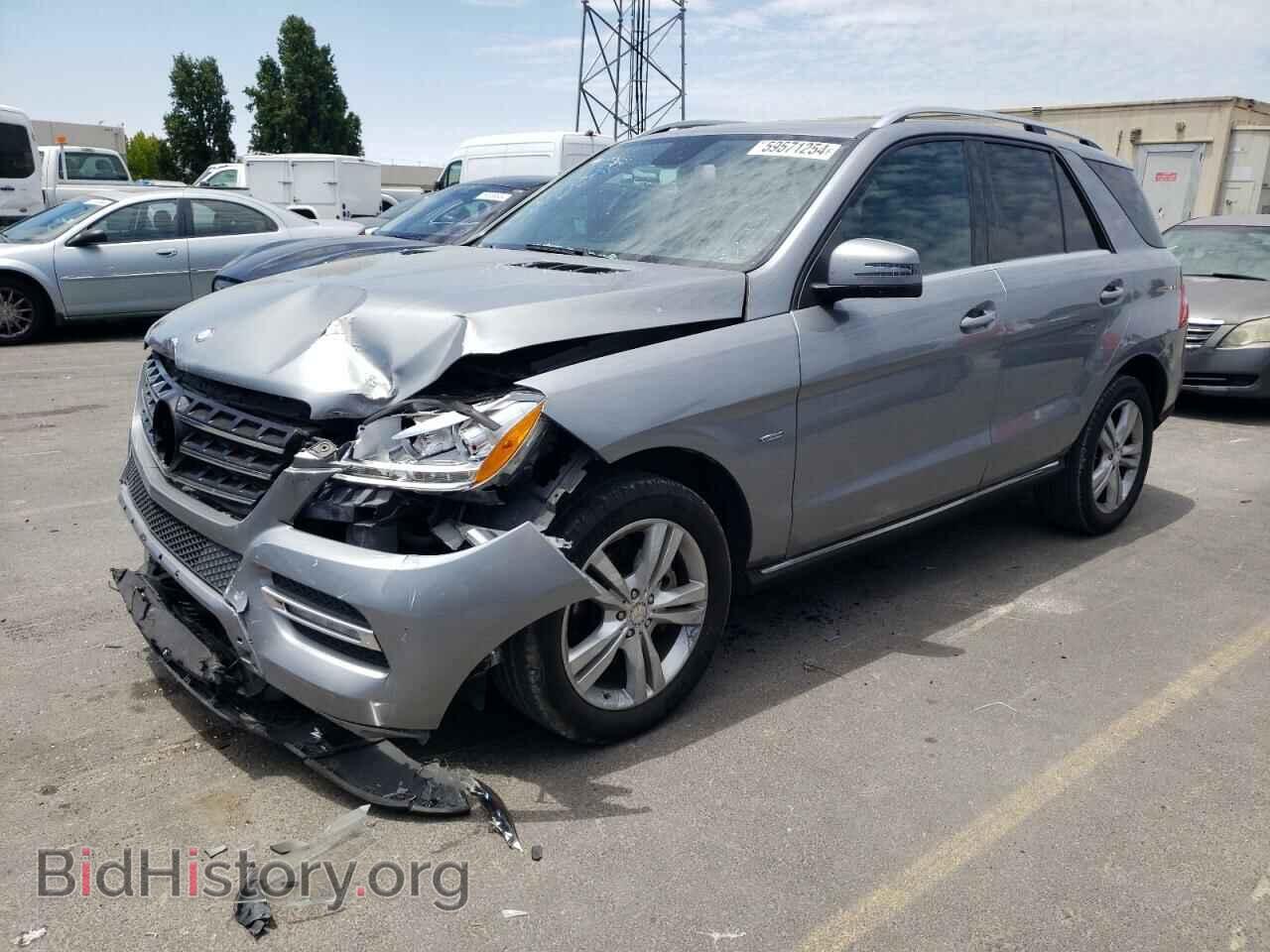 Photo 4JGDA2EB5CA026690 - MERCEDES-BENZ M-CLASS 2012