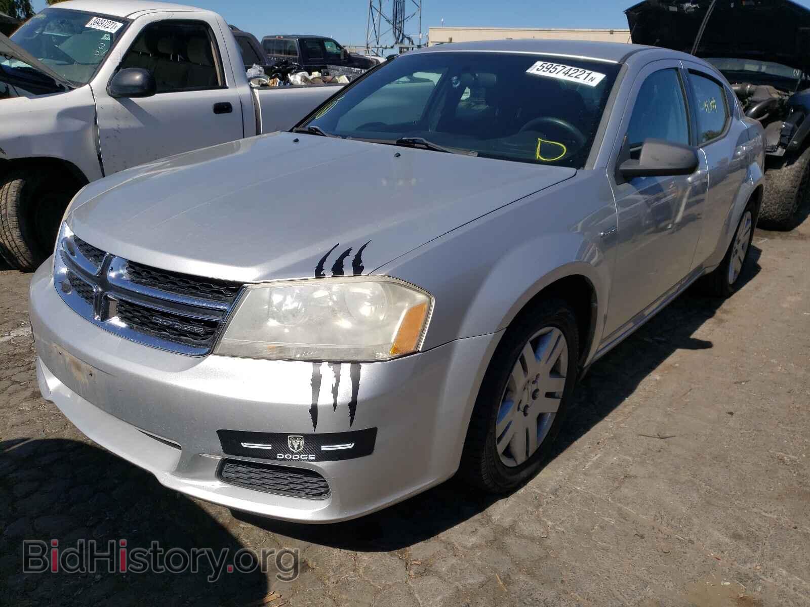 2011 DODGE AVENGER - VIN: 1B3BD4FB8BN541916 - Фото 2