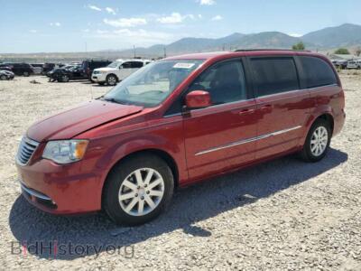2015 Chrysler MINIVAN Touring, красный — VIN 2C4RC1BG1FR594787, Copart