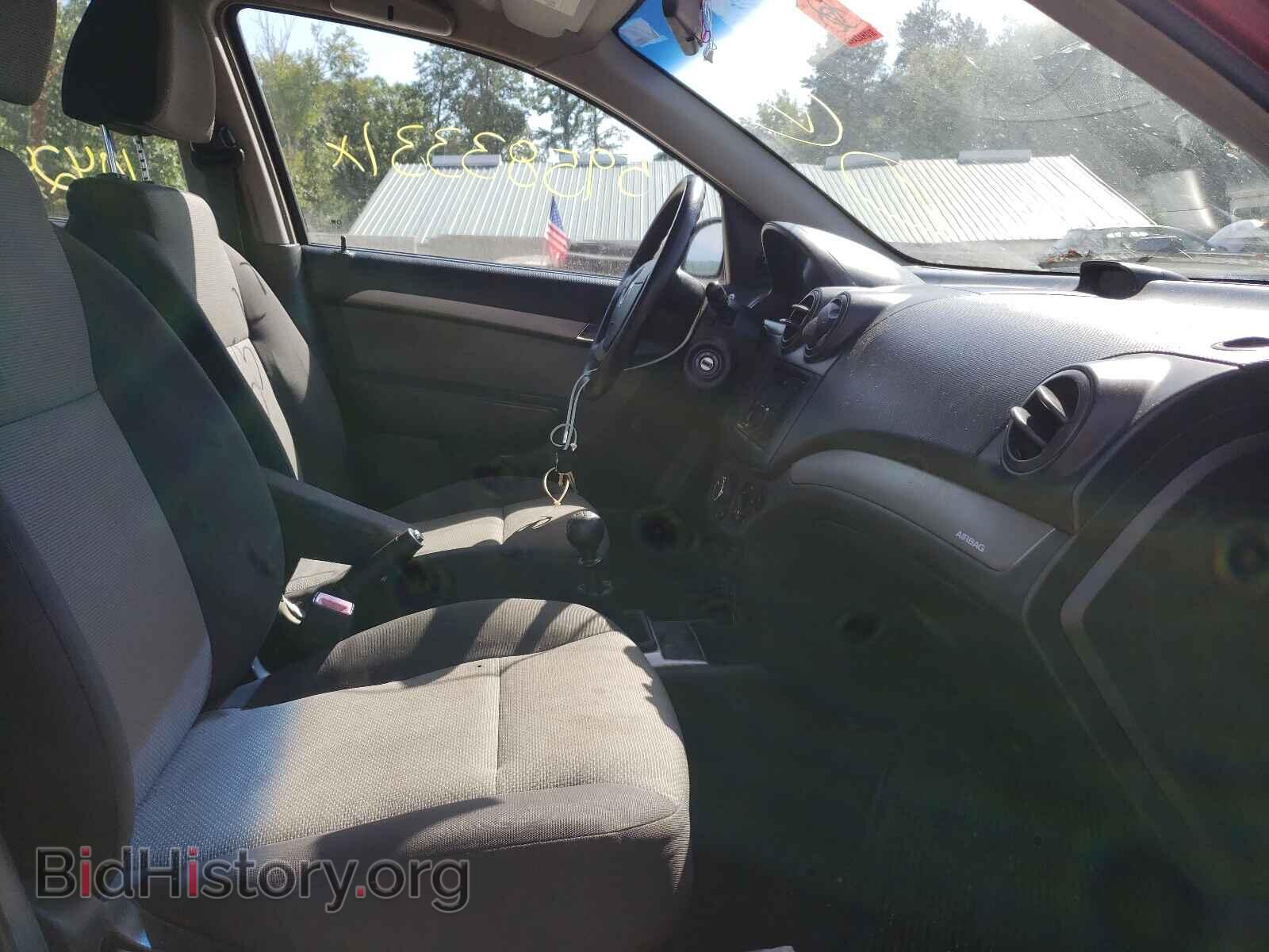 2009 CHEVROLET AVEO - VIN: KL1TD66E69B608699 - Фото 5