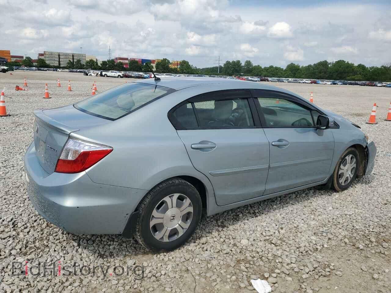 2012 HONDA CIVIC - VIN: JHMFB4F38CS006441 - Фото 3