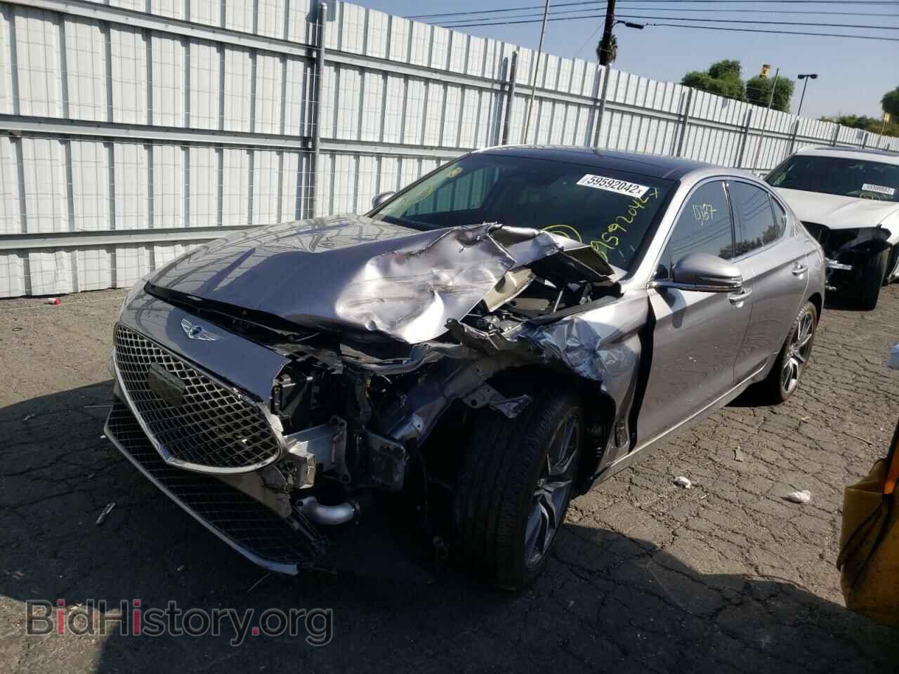 2022 GENESIS G70 BASE - VIN: KMTG34TA3NU090215 - Фото 2