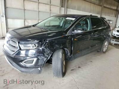 2016 Ford EDGE SEL, black — VIN 2FMPK4J98GBB50438, Copart