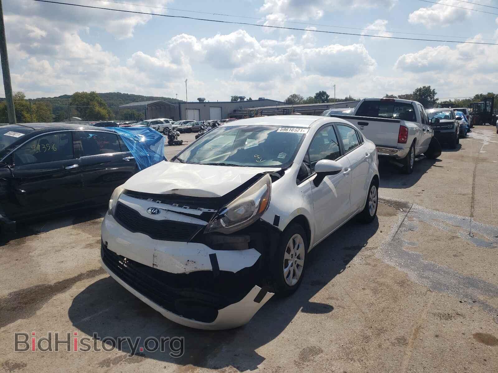 2014 KIA RIO - VIN: KNADM4A31E6385687 - Фото 2