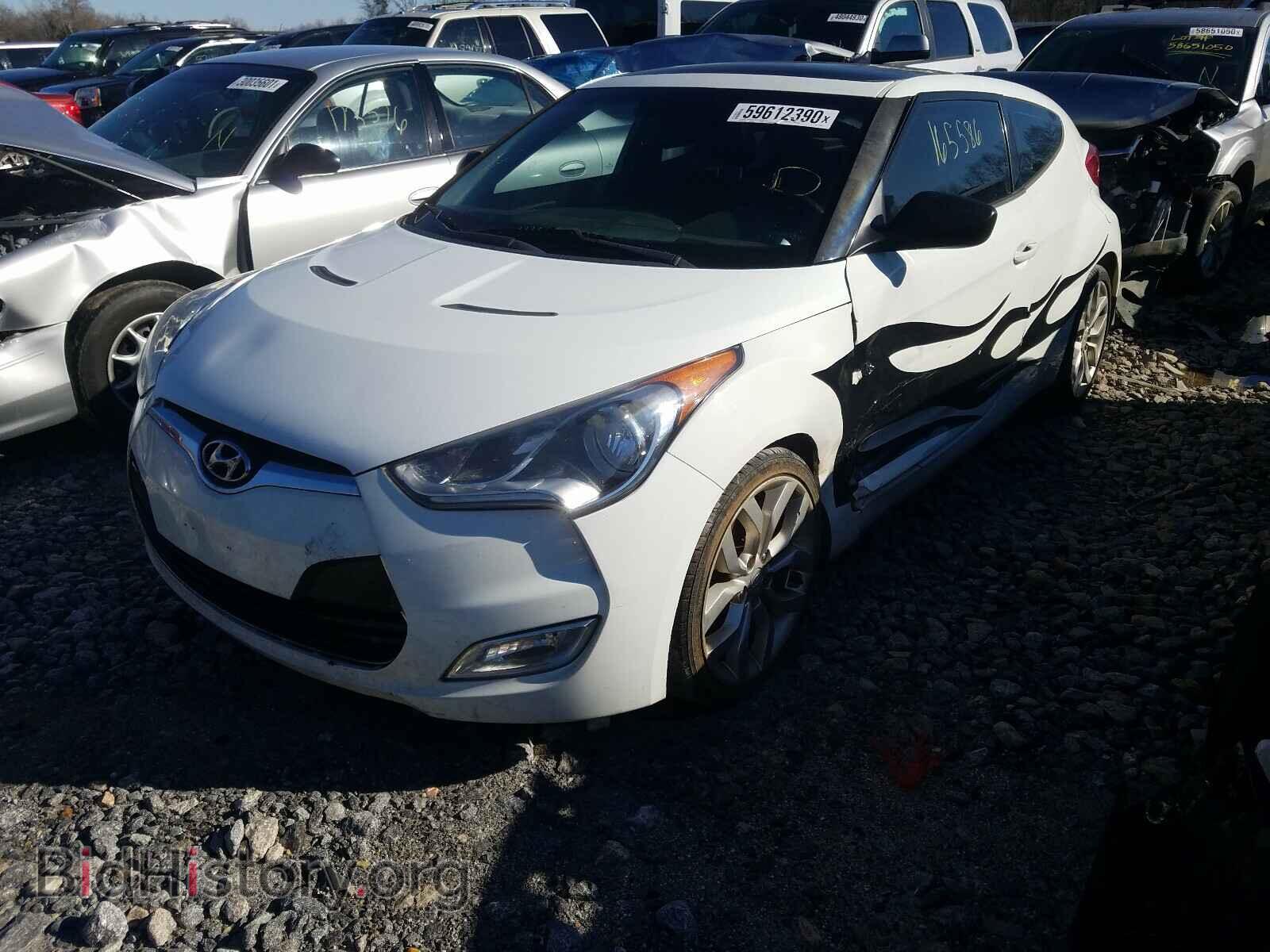 2012 HYUNDAI VELOSTER - VIN: KMHTC6AD4CU035142 - Фото 2