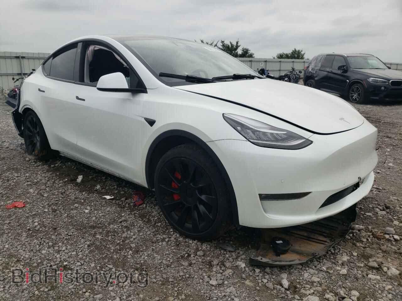 2022 TESLA MODEL Y - VIN: 7SAYGDEE6NF394657 - Фото 4