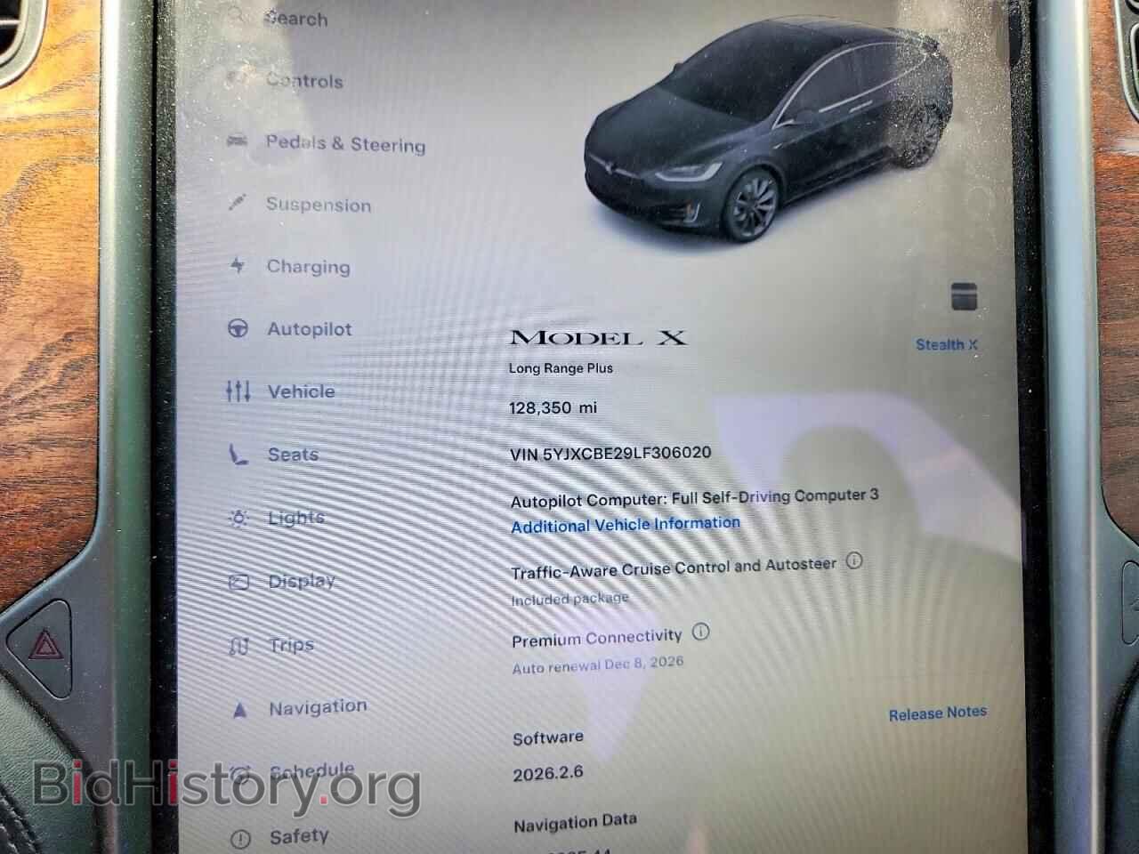 2020 TESLA MODEL X - VIN: 5YJXCBE29LF306020 - Photo 9