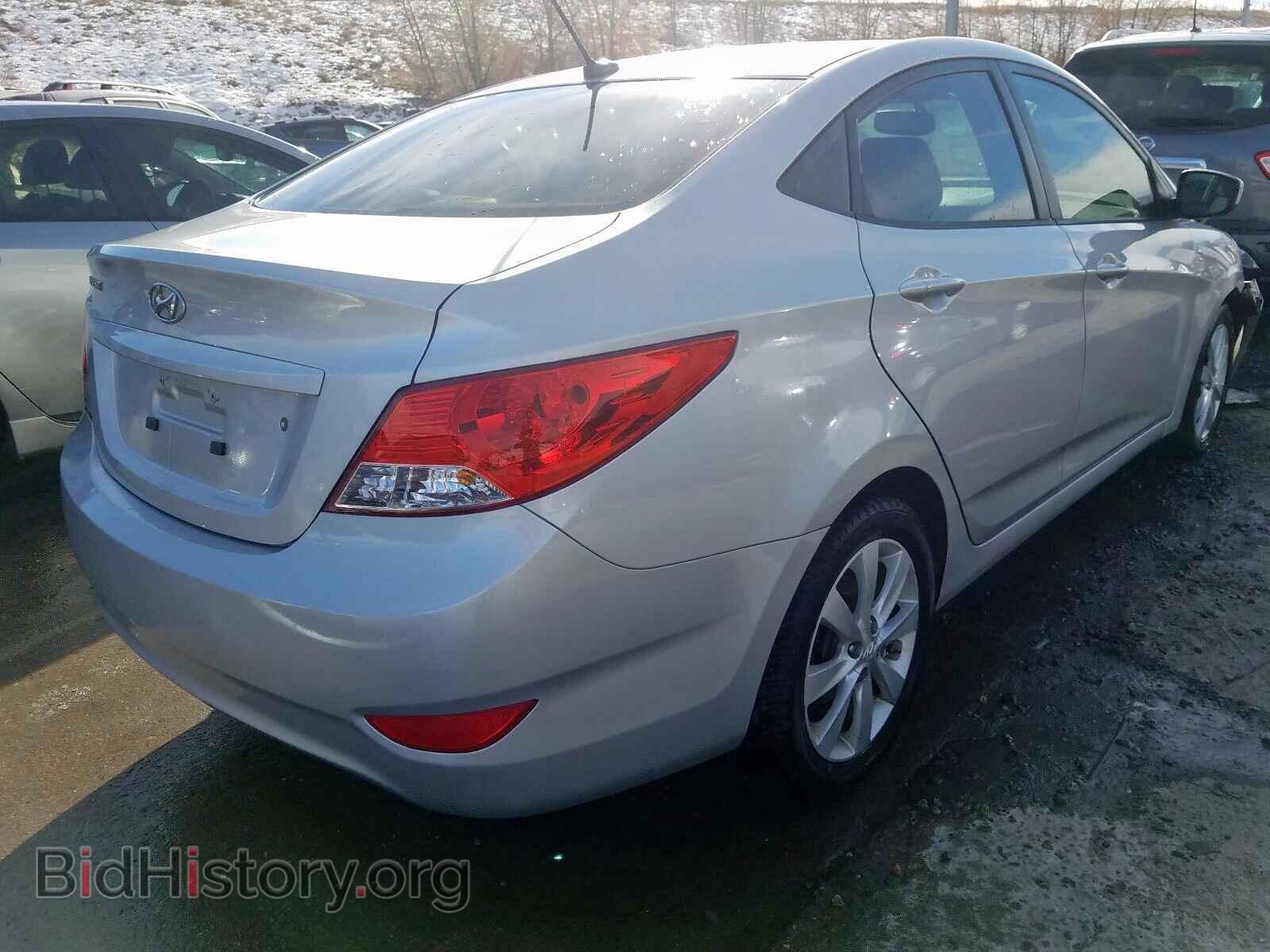 2013 HYUNDAI ACCENT - VIN: KMHCU4AE8DU349095 - Фото 4