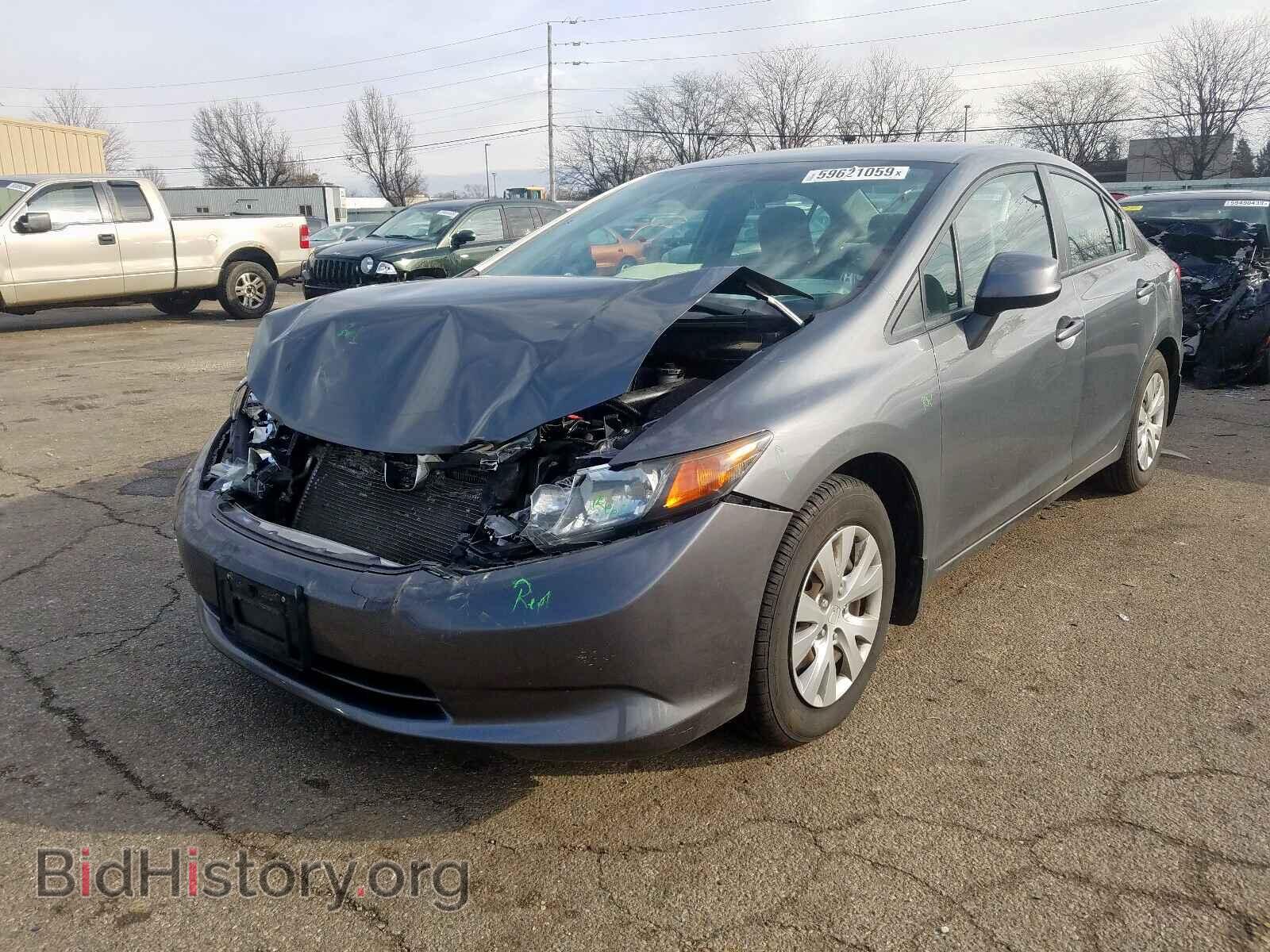 2012 HONDA CIVIC - VIN: 19XFB2F57CE092416 - Фото 2