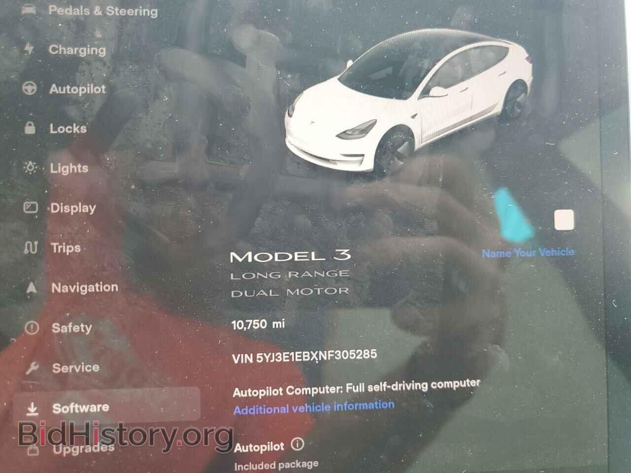 2022 TESLA MODEL 3 - VIN: 5YJ3E1EBXNF305285 - Фото 9