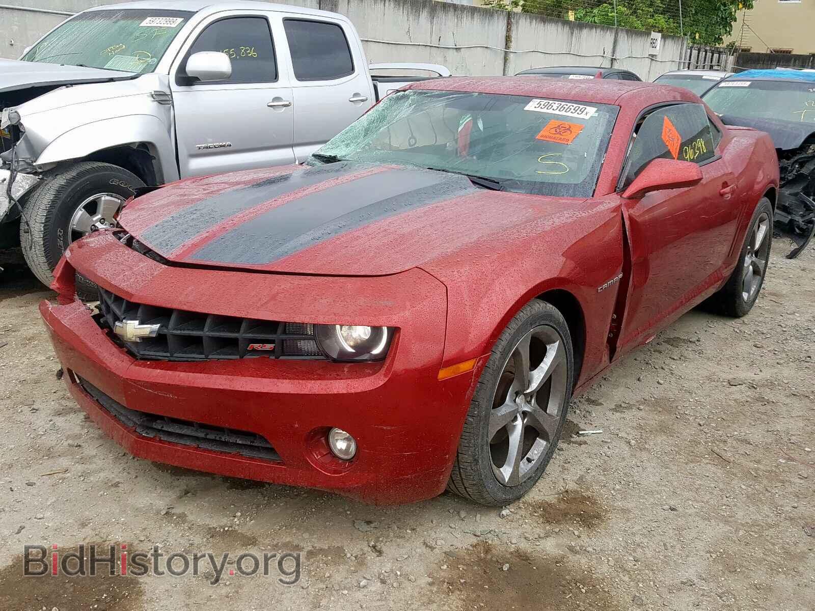 2013 CHEVROLET CAMARO - VIN: 2G1FB1E38D9218351 - Фото 2
