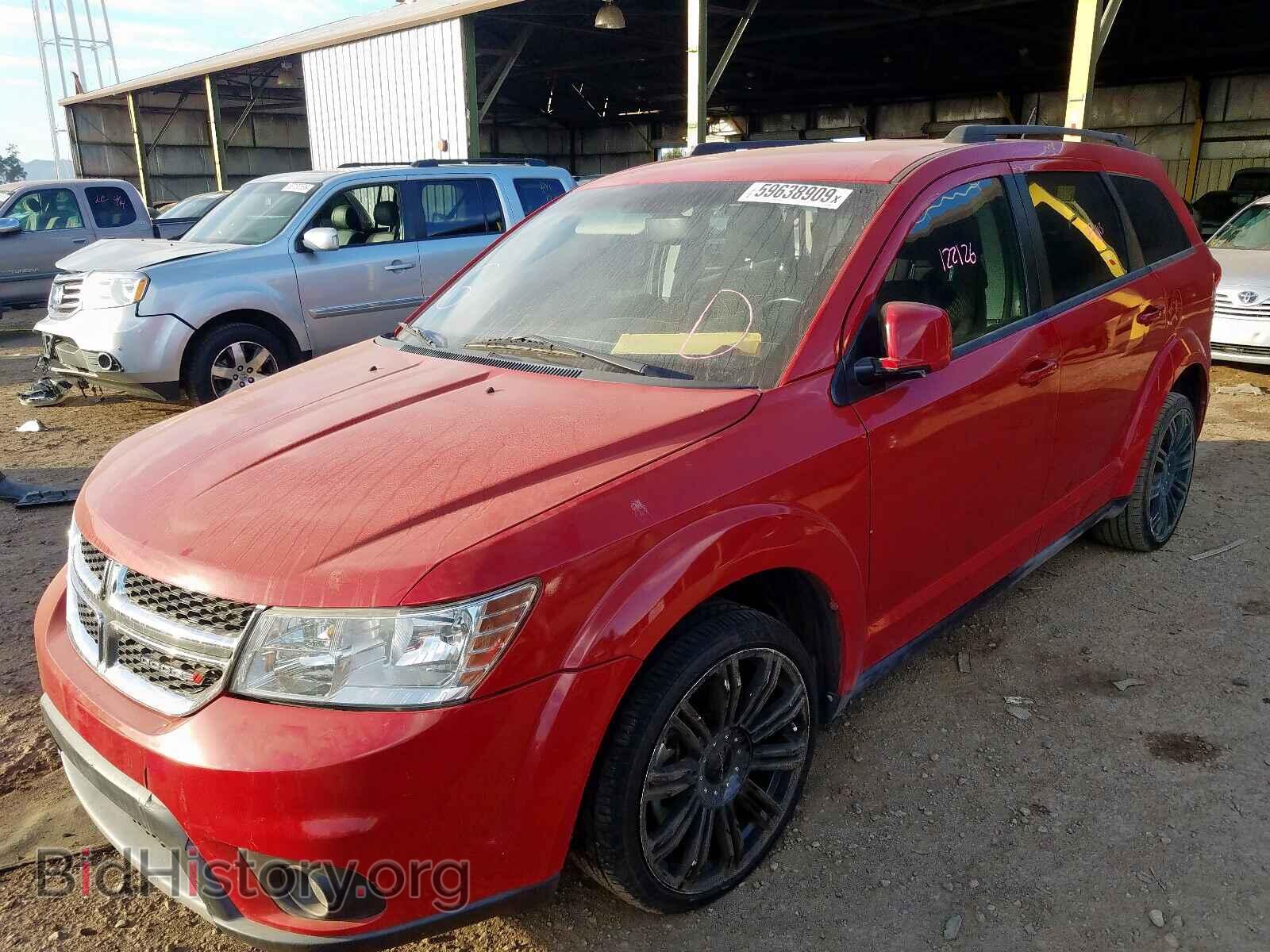 2013 DODGE JOURNEY - VIN: 3C4PDCBB3DT509933 - Фото 2