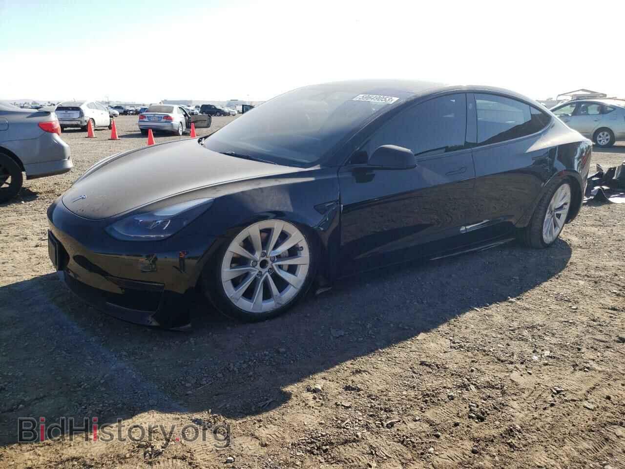Photo 5YJ3E1EA1NF357735 - TESLA MODEL 3 2022