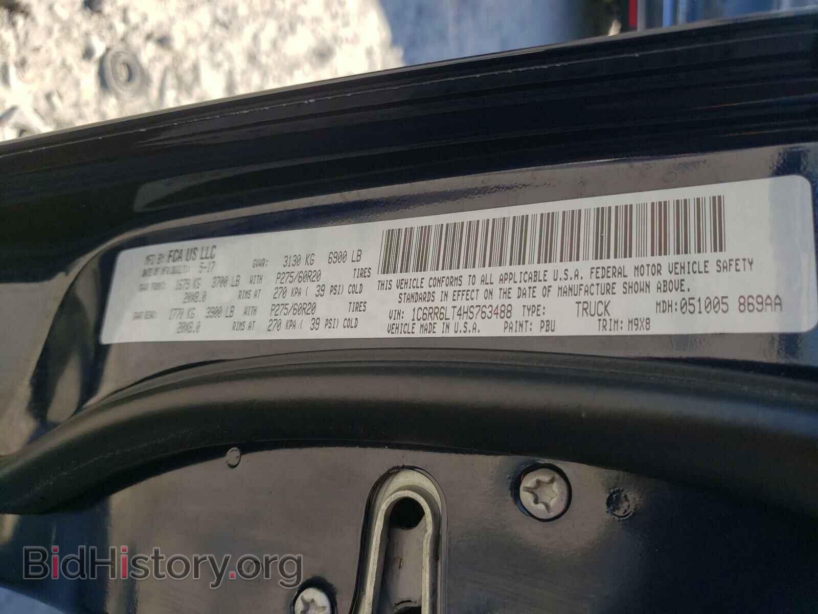 2017 RAM 1500 - VIN: 1C6RR6LT4HS763488 - Photo 10