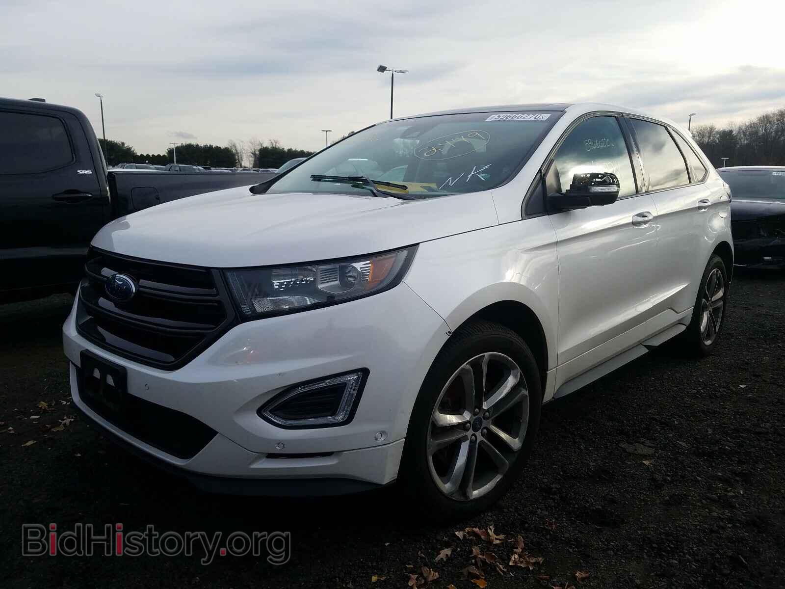 2015 FORD EDGE - VIN: 2FMTK4AP7FBB01730 - Фото 2