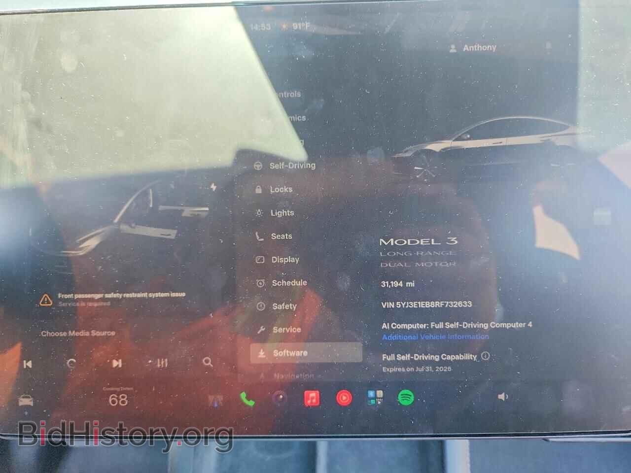 2024 TESLA MODEL 3 - VIN: 5YJ3E1EB8RF732633 - Photo 9