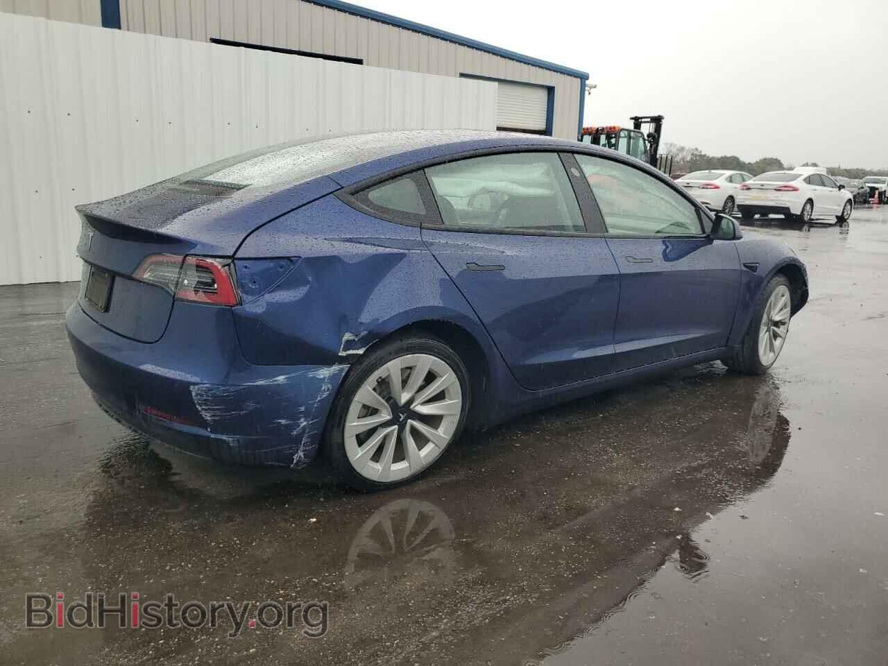 2022 TESLA MODEL 3 - VIN: 5YJ3E1EAXNF190873 - Фото 3