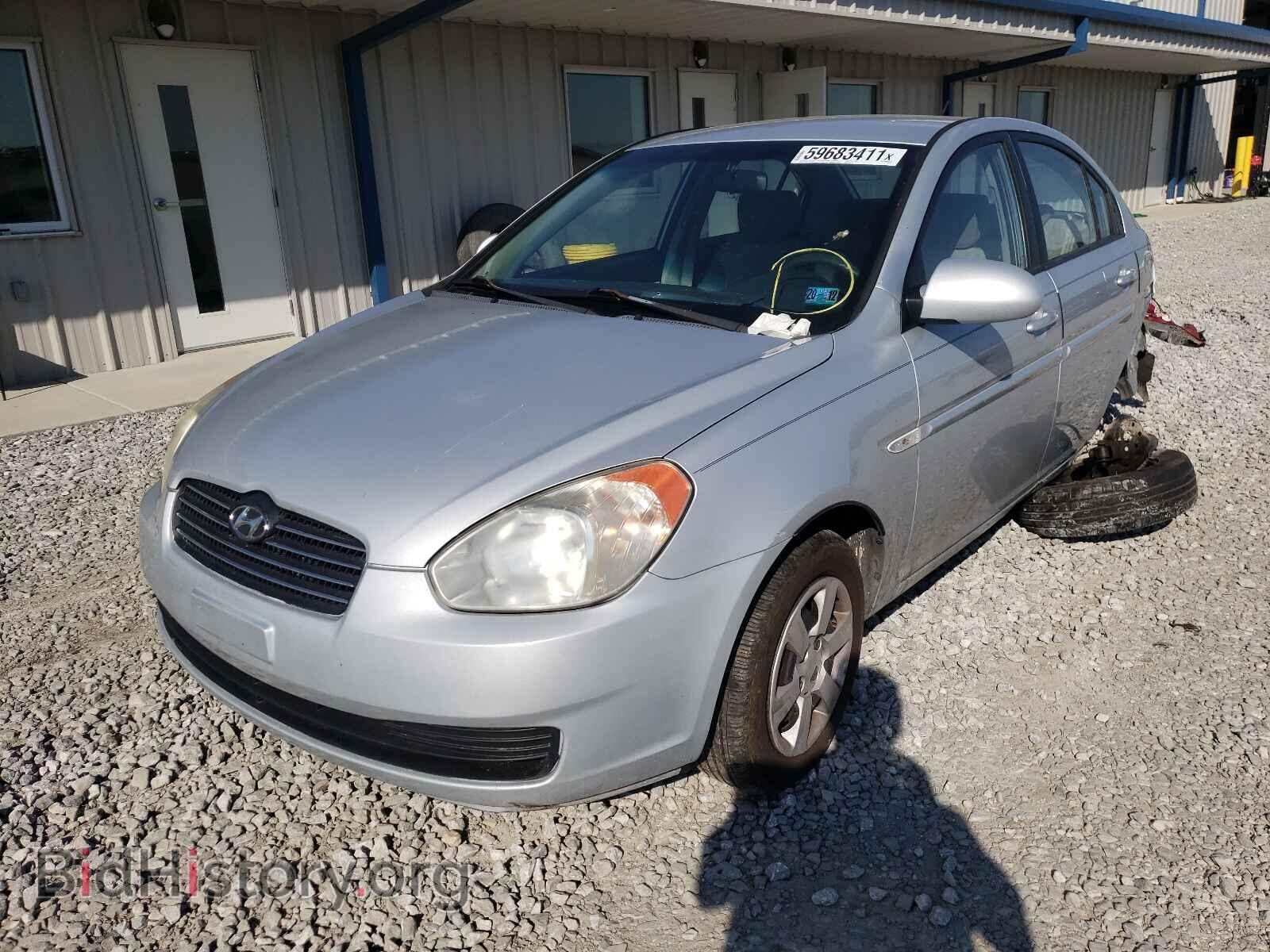 2007 HYUNDAI ACCENT - VIN: KMHCN46C27U108013 - Фото 2