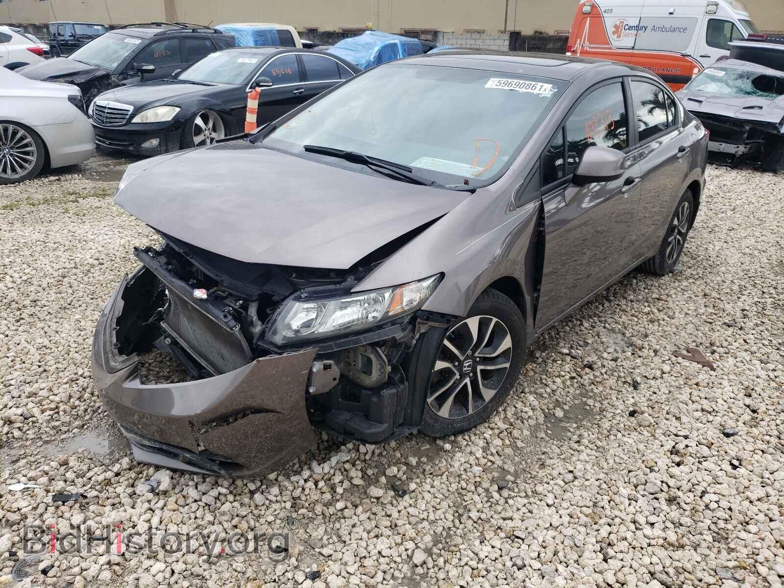 2013 HONDA CIVIC - VIN: 19XFB2F86DE090894 - Фото 2