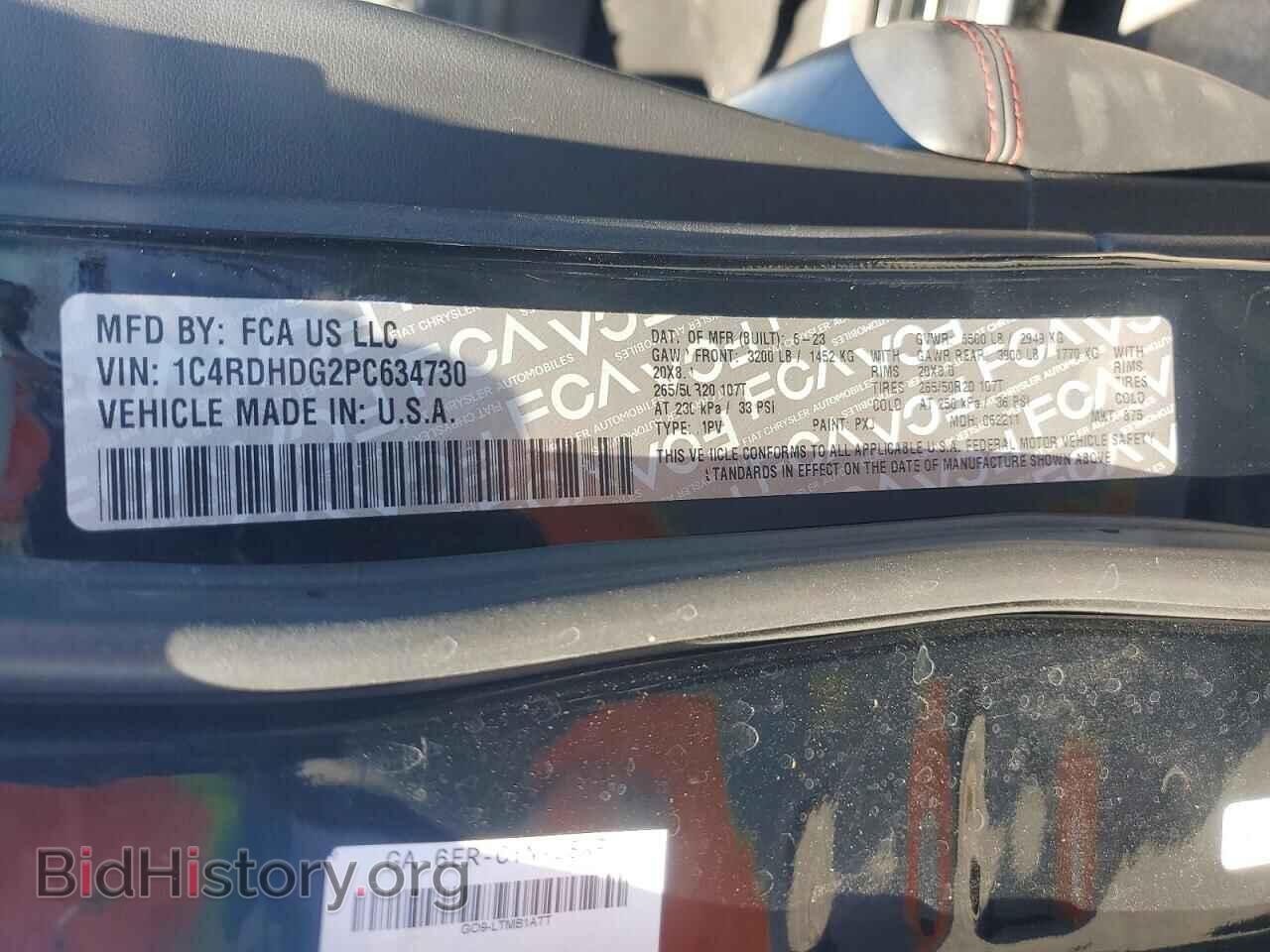 2023 DODGE DURANGO - VIN: 1C4RDHDG2PC634730 - Photo 13