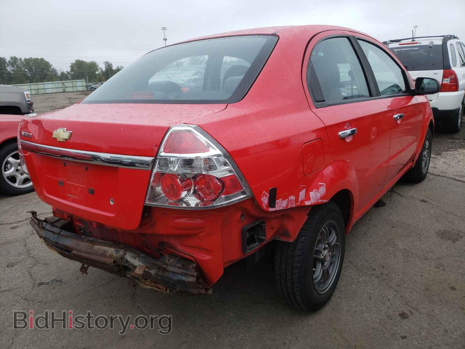 2009 CHEVROLET AVEO - VIN: KL1TG56E39B355665 - Фото 4