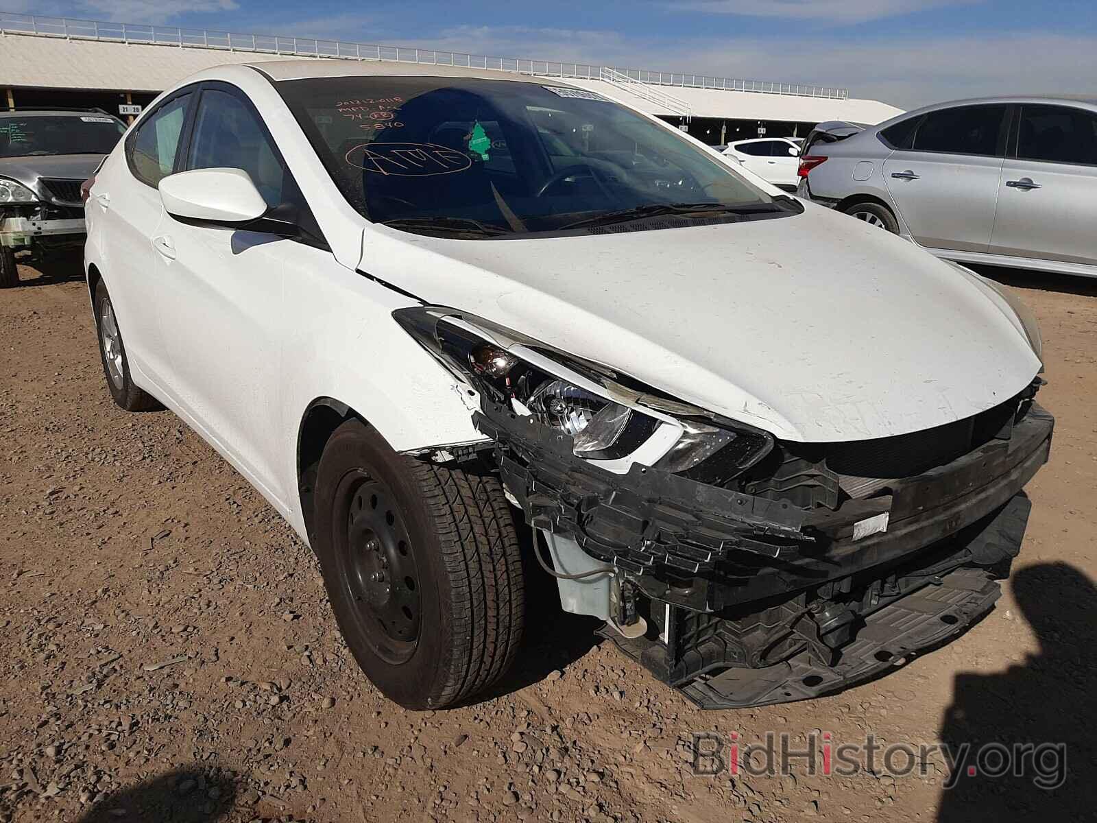 Photo 5NPDH4AE8EH475840 - HYUNDAI ELANTRA 2014