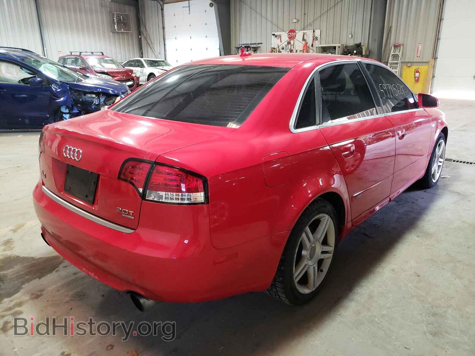 2008 AUDI A4 - VIN: WAUDF78E28A033772 - Фото 4