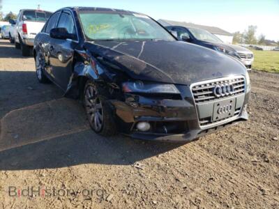 2011 Audi A4 A4 Premium, черный — VIN WAUFFAFL3BN022755, Copart