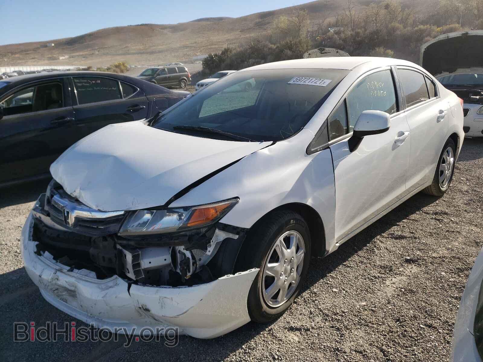 2012 HONDA CIVIC - VIN: 19XFB2F59CE021220 - Фото 2