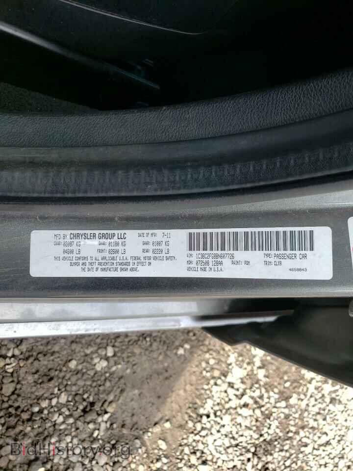 2011 CHRYSLER 200 - VIN: 1C3BC2FG8BN607726 - Фото 10