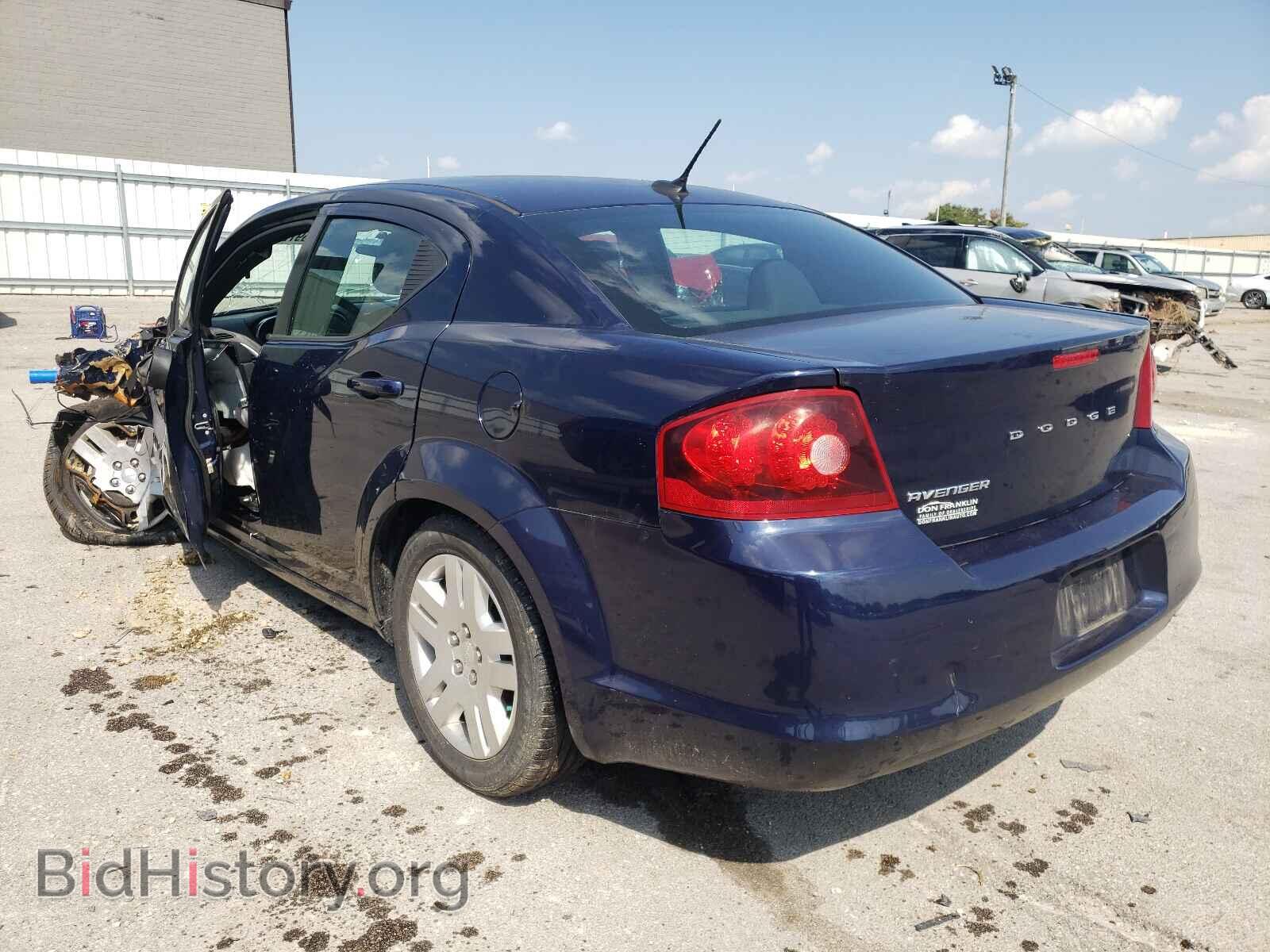 2014 DODGE AVENGER - VIN: 1C3CDZABXEN190619 - Фото 3