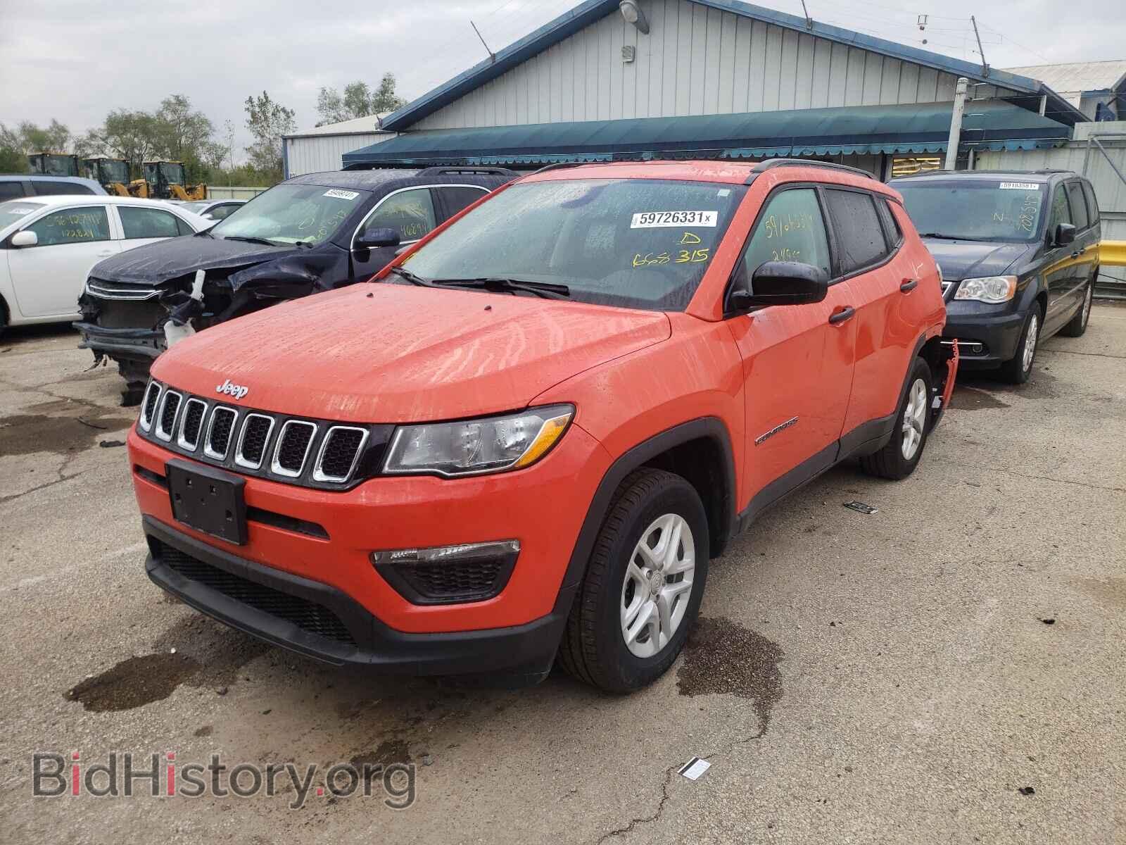 2017 JEEP COMPASS - VIN: 3C4NJCAB5HT668315 - Фото 2