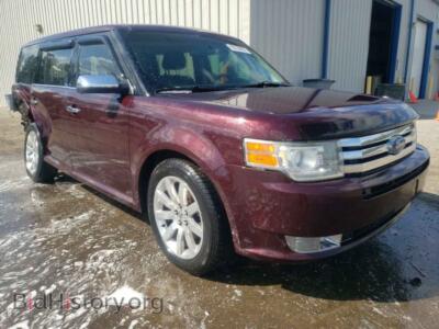 2011 Ford FLEX Flex Limit, темно-бордовый — VIN 2FMGK5DC1BBD34111, Copart