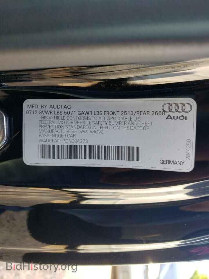 2013 AUDI A5 - VIN: WAUCFAFH7DN004373 - Фото 10