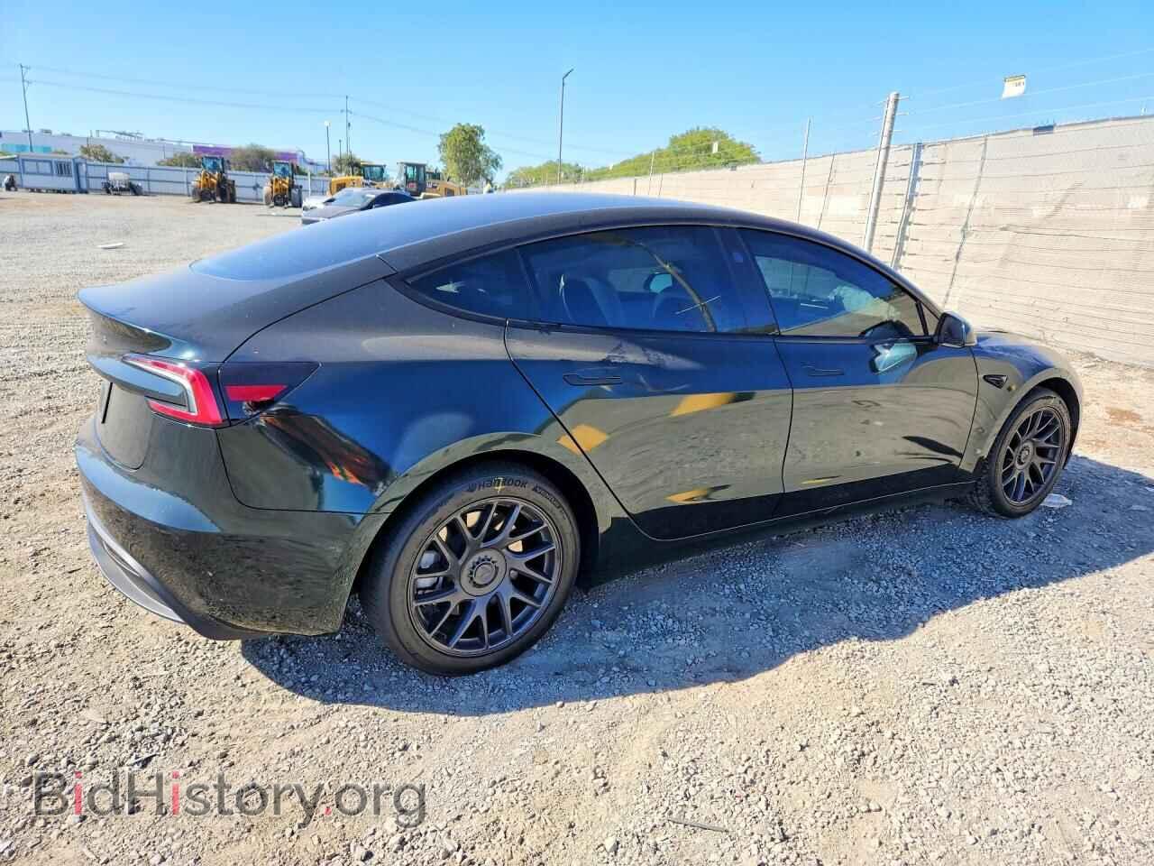 2024 TESLA MODEL 3 - VIN: 5YJ3E1EB5RF793261 - Фото 3