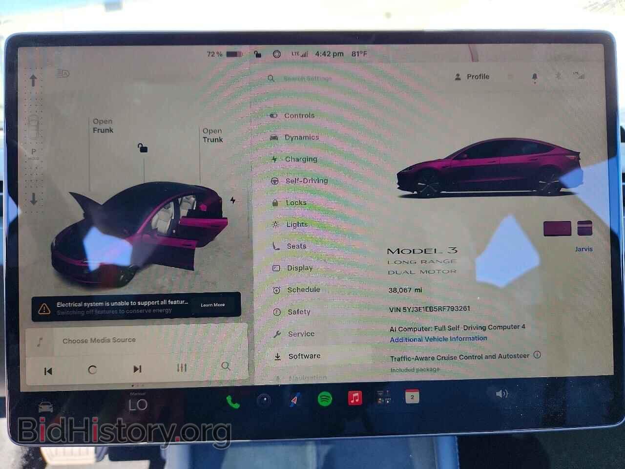 2024 TESLA MODEL 3 - VIN: 5YJ3E1EB5RF793261 - Фото 9