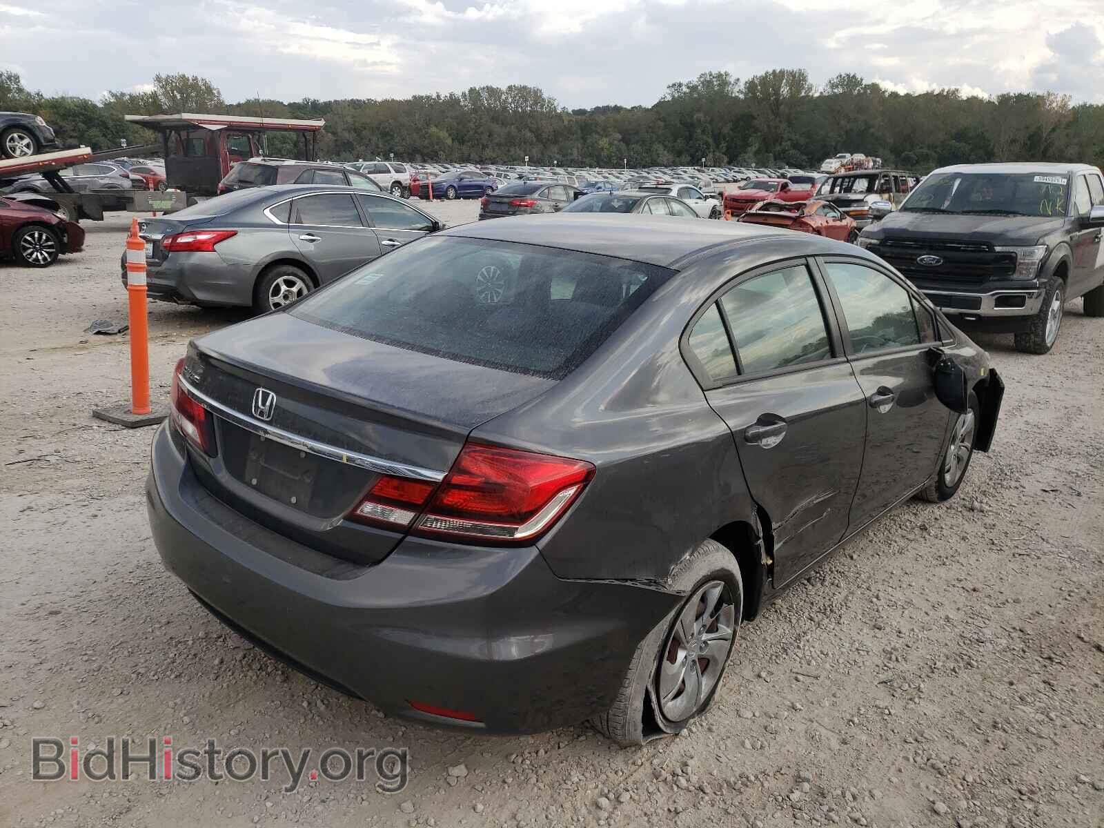 2013 HONDA CIVIC - VIN: 2HGFB2F54DH574378 - Фото 4
