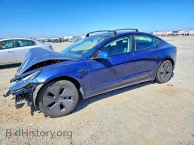 2021 Tesla MODEL 3, blue — VIN 5YJ3E1EA4MF940170, Copart