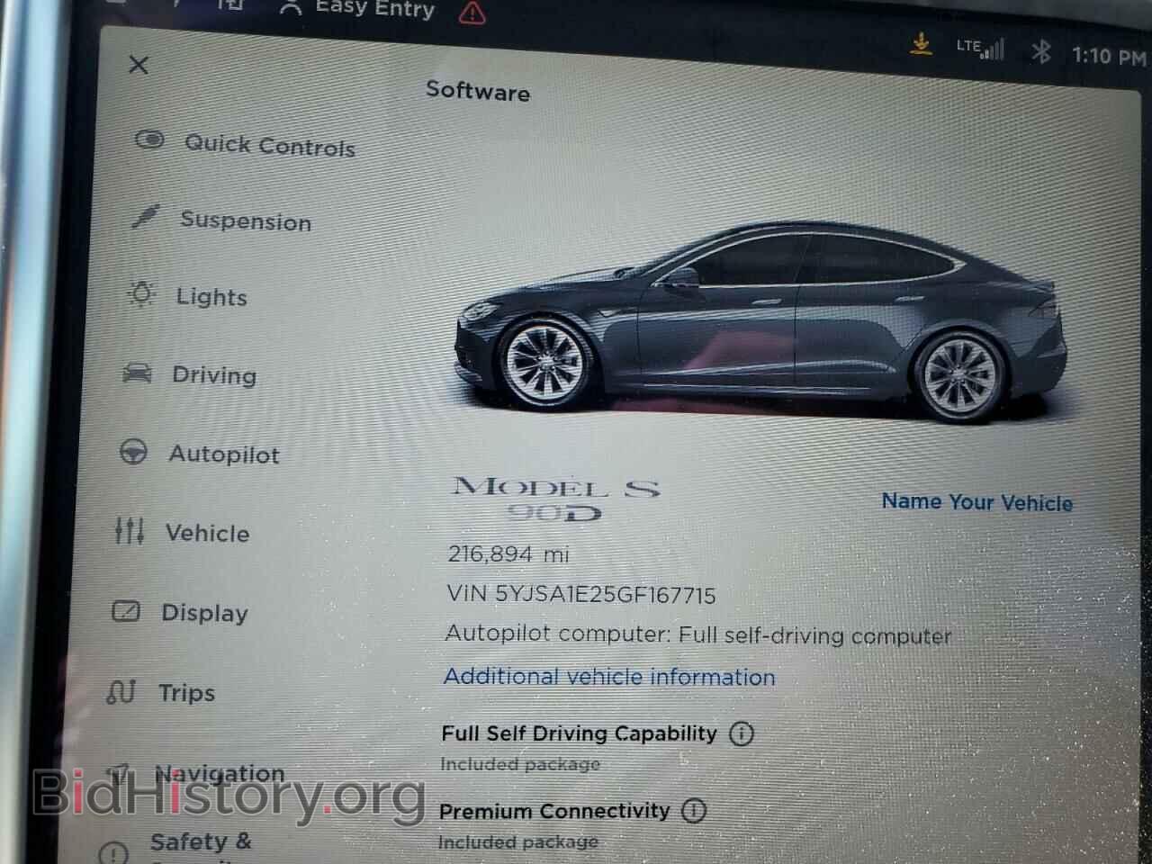 2016 TESLA MODEL S - VIN: 5YJSA1E25GF167715 - Photo 8