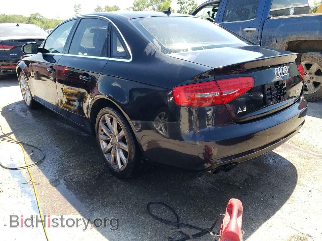 2013 AUDI A4 - VIN: WAUEFAFL8DA068362 - Фото 2