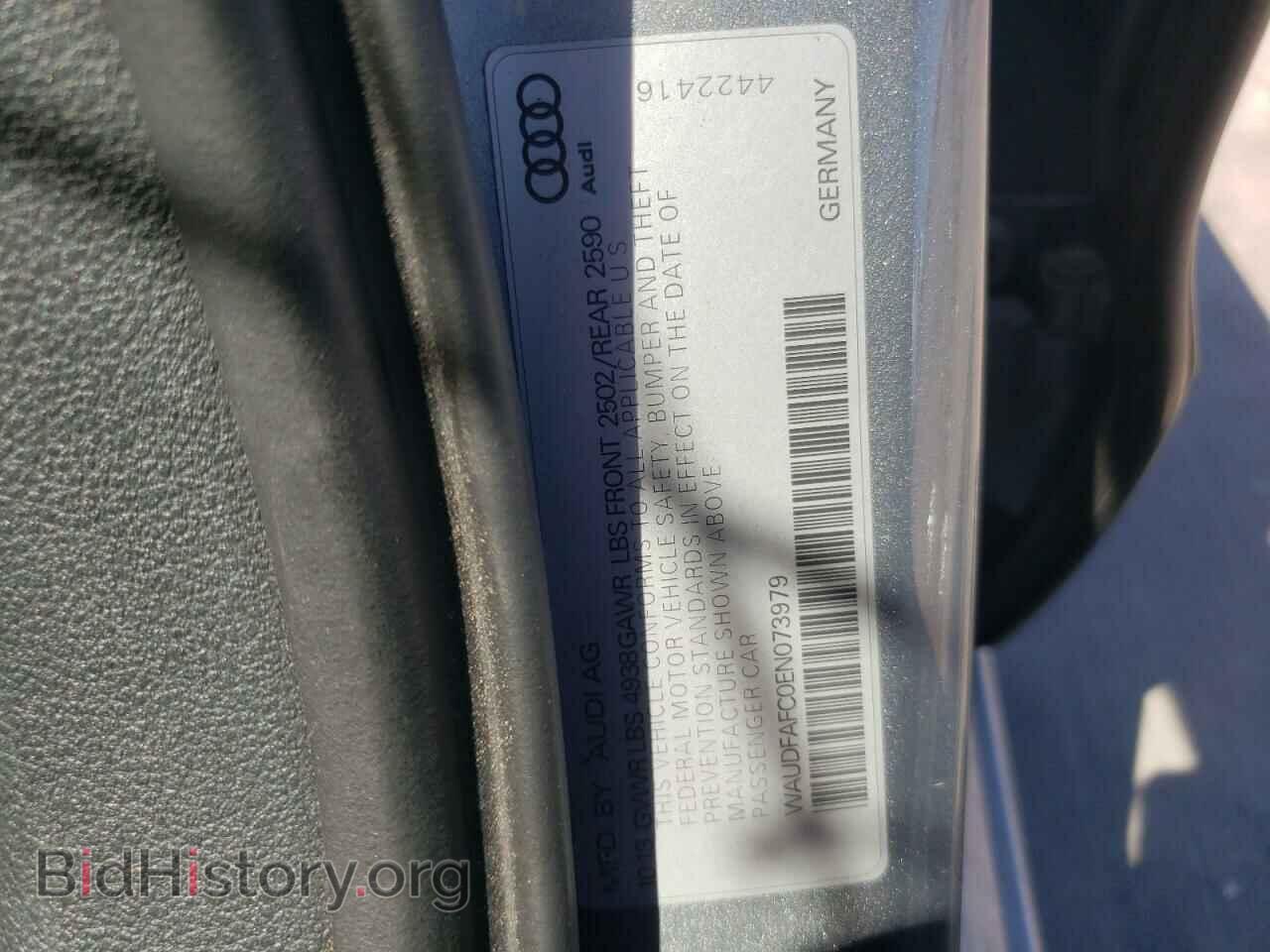 2014 AUDI A6 - VIN: WAUDFAFC0EN073979 - Photo 10