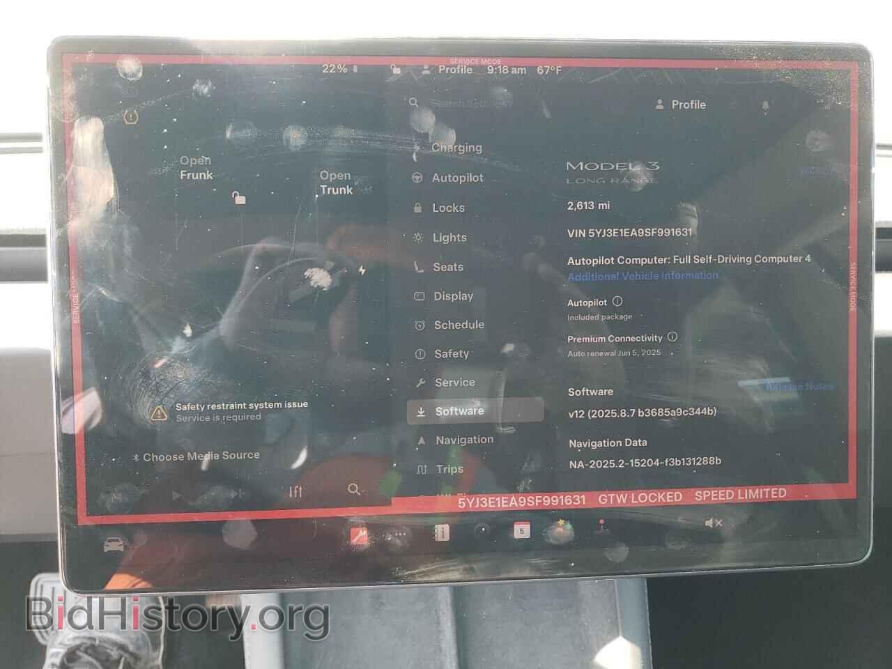 2025 TESLA MODEL 3 - VIN: 5YJ3E1EA9SF991631 - Photo 9