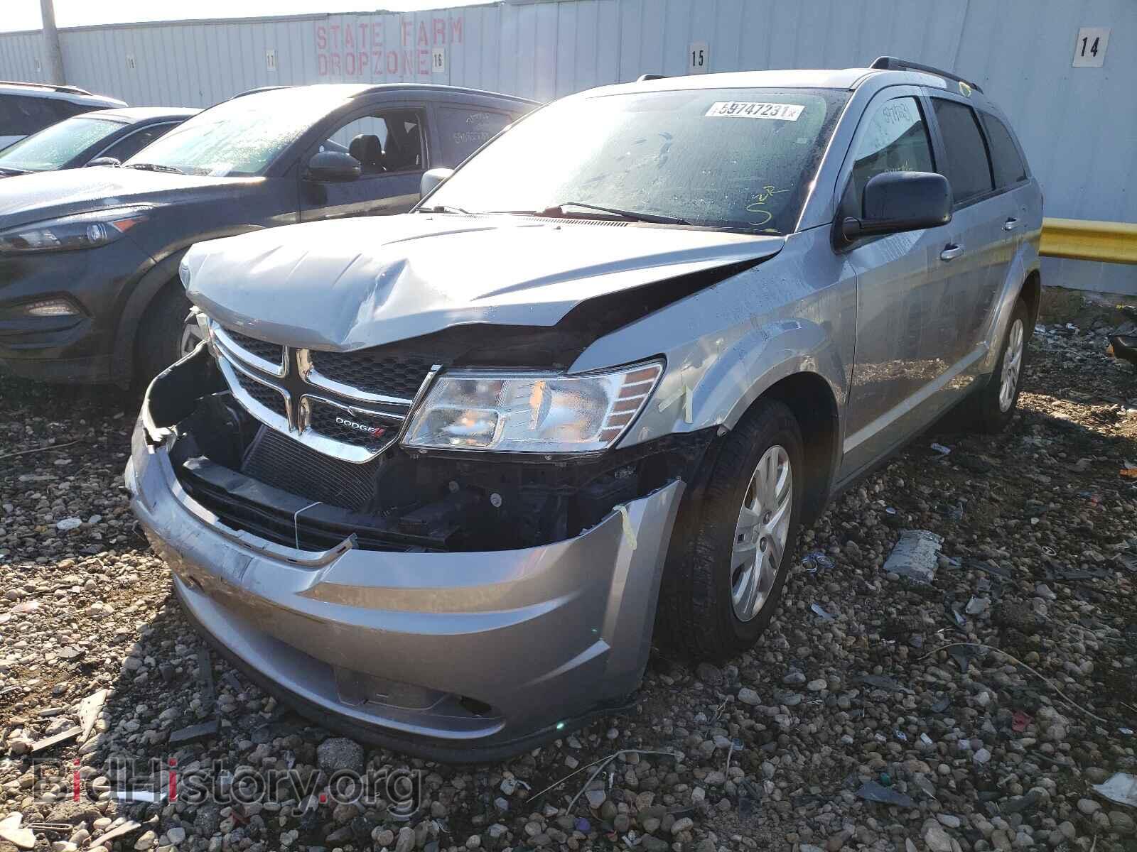 2017 DODGE JOURNEY - VIN: 3C4PDCAB6HT552914 - Фото 2