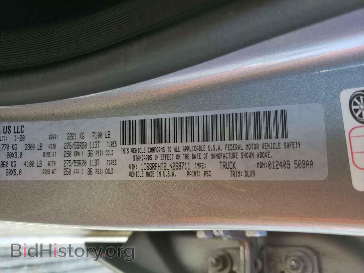 2020 RAM 1500 - VIN: 1C6SRFHT2LN268711 - Photo 10