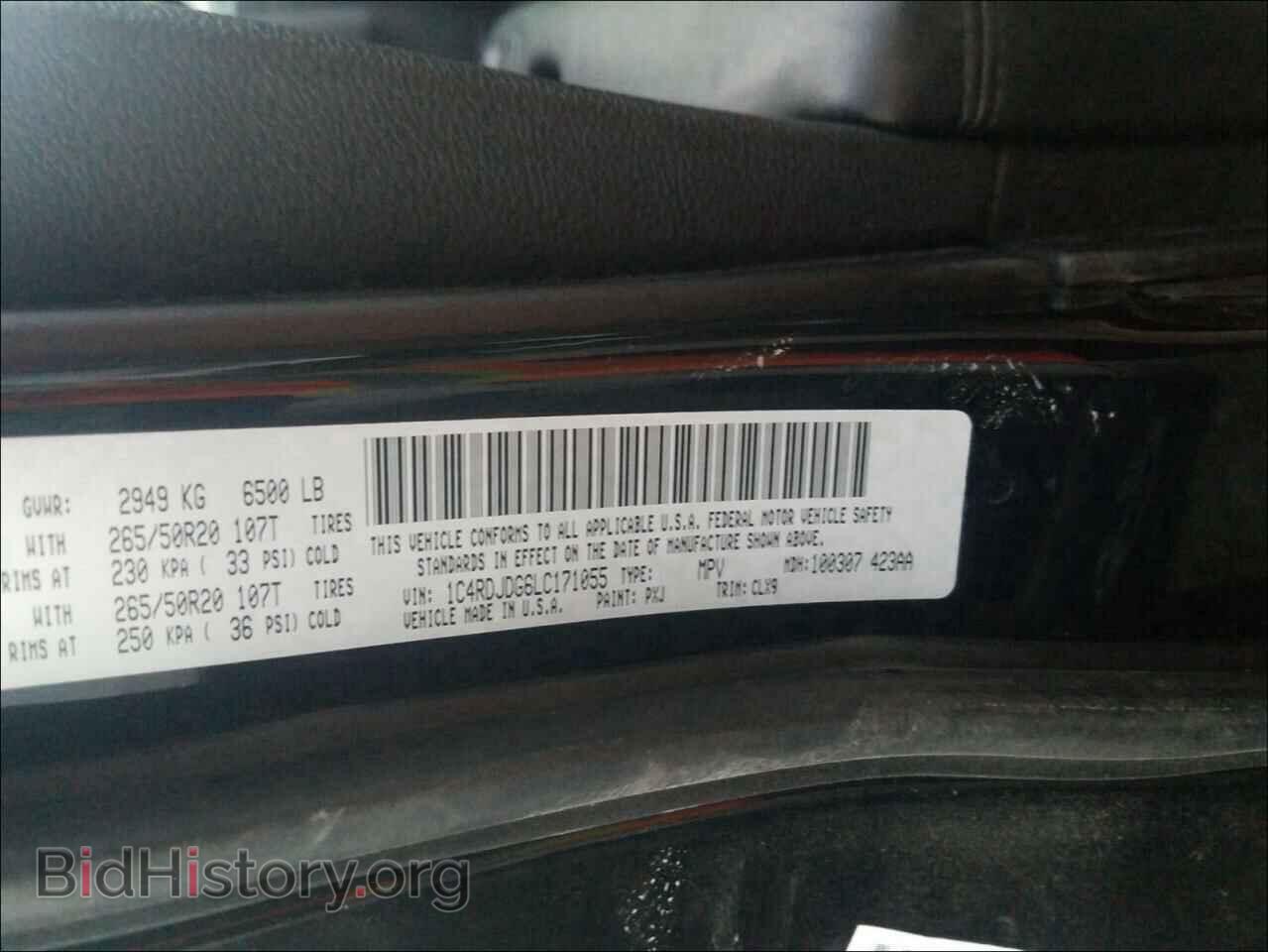 2020 DODGE DURANGO - VIN: 1C4RDJDG6LC171055 - Фото 10