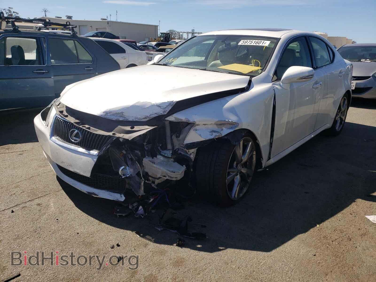 2010 LEXUS IS - VIN: JTHBF5C20A5125553 - Фото 2