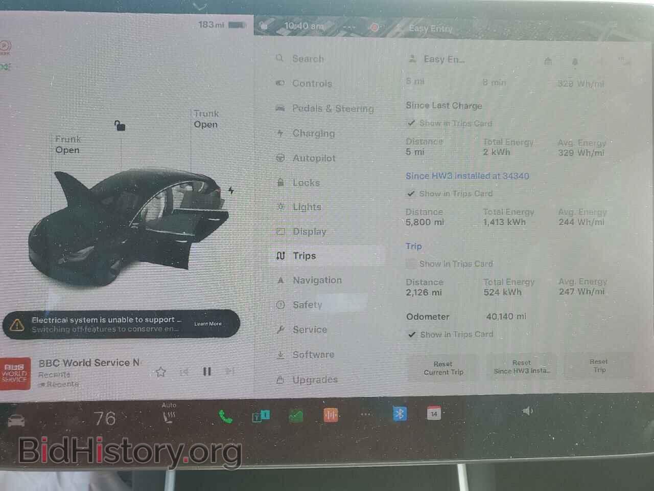 2019 TESLA MODEL 3 - VIN: 5YJ3E1EA9KF301585 - Фото 9